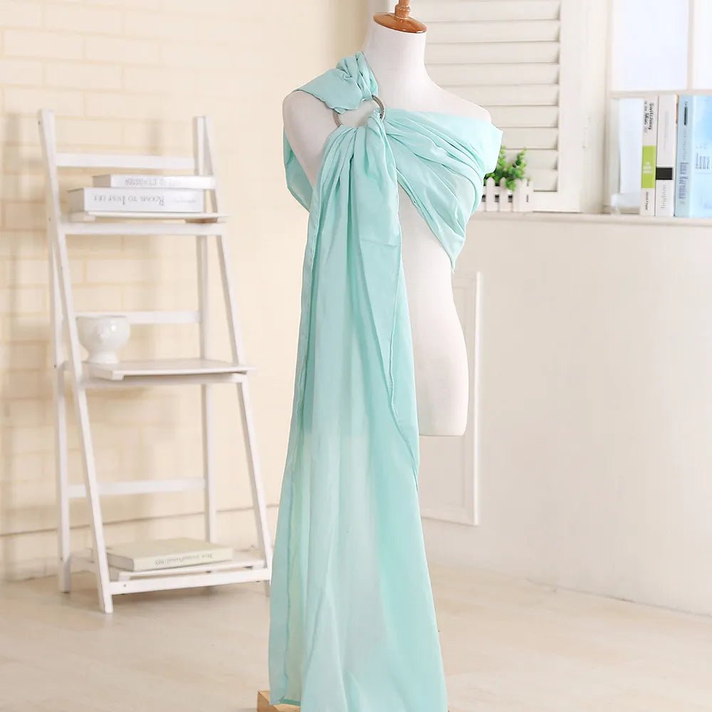 Écharpe De Portage - CottonRingSling™ - Bleu Ciel - Mon Adorable Bébé