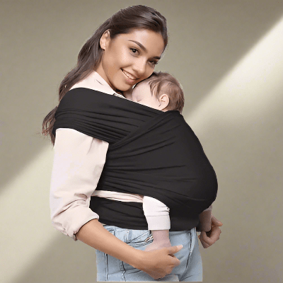 Porte Bébé - BabyCarryingStraps™ - Noir - Mon Adorable Bébé