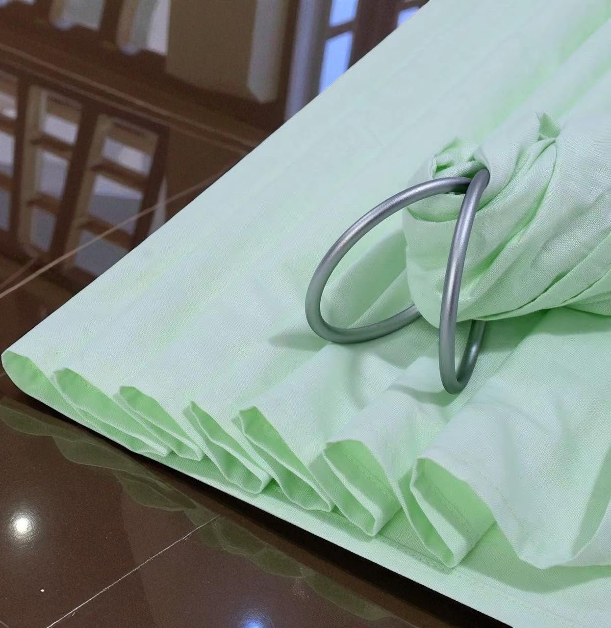 Écharpe De Portage - CottonRingSling™ - Vert Menthe - Mon Adorable Bébé