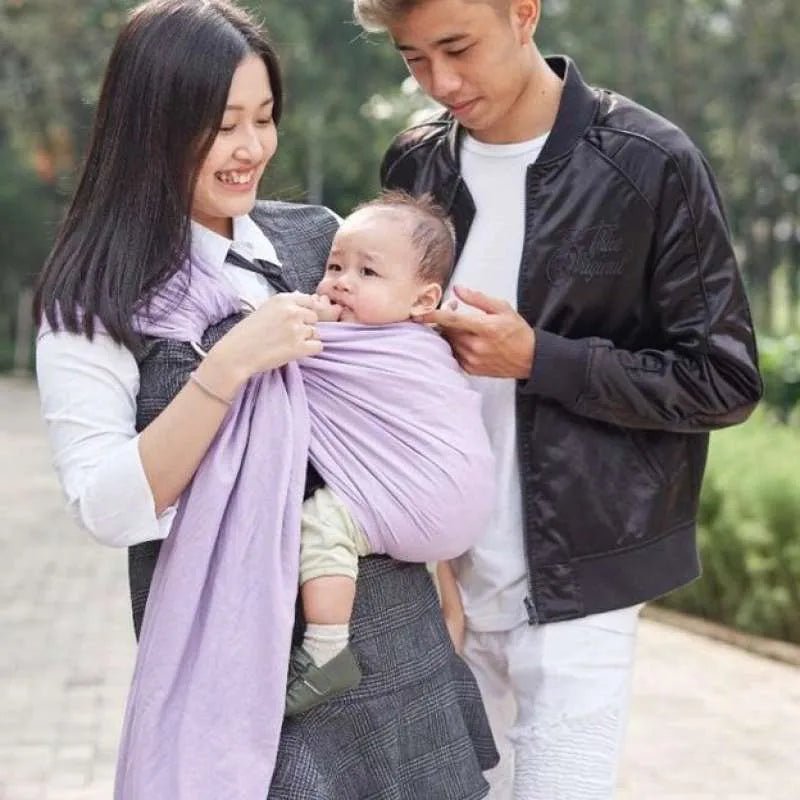 Écharpe De Portage - CottonRingSling™ - Violet - Mon Adorable Bébé