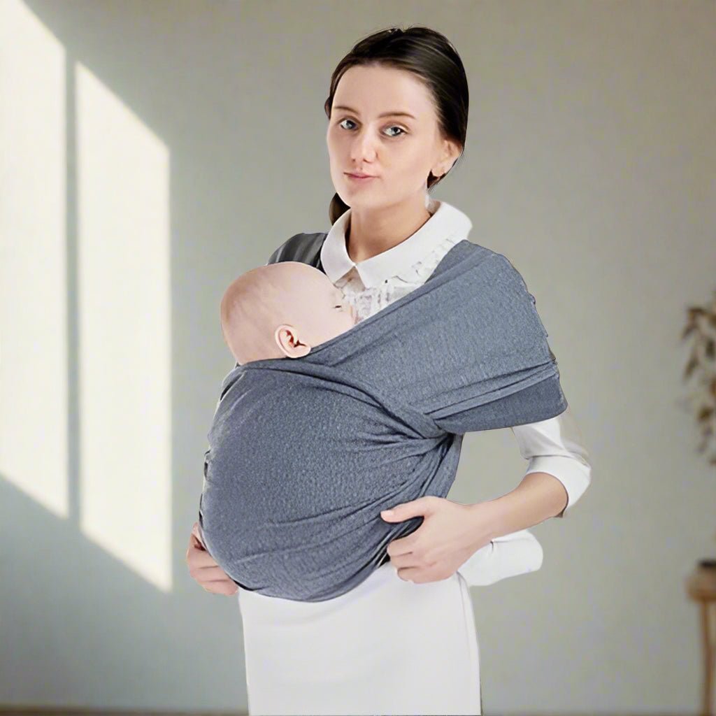 Écharpe De Portage - CuddleWrap™ - Gris - Mon Adorable Bébé