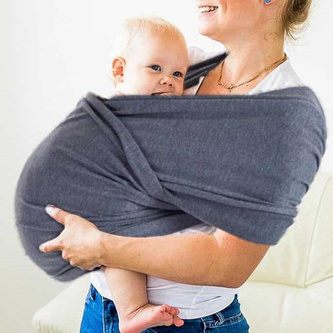 Écharpe De Portage - CuddleWrap™ - Gris - Mon Adorable Bébé