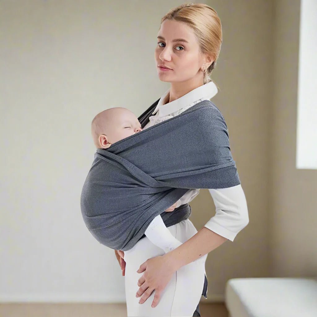 Écharpe De Portage - CuddleWrap™ - Gris - Mon Adorable Bébé