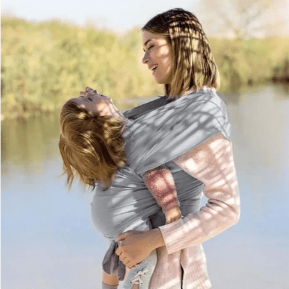 Écharpe De Portage - CuddleWrap™ - Gris Clair - Mon Adorable Bébé