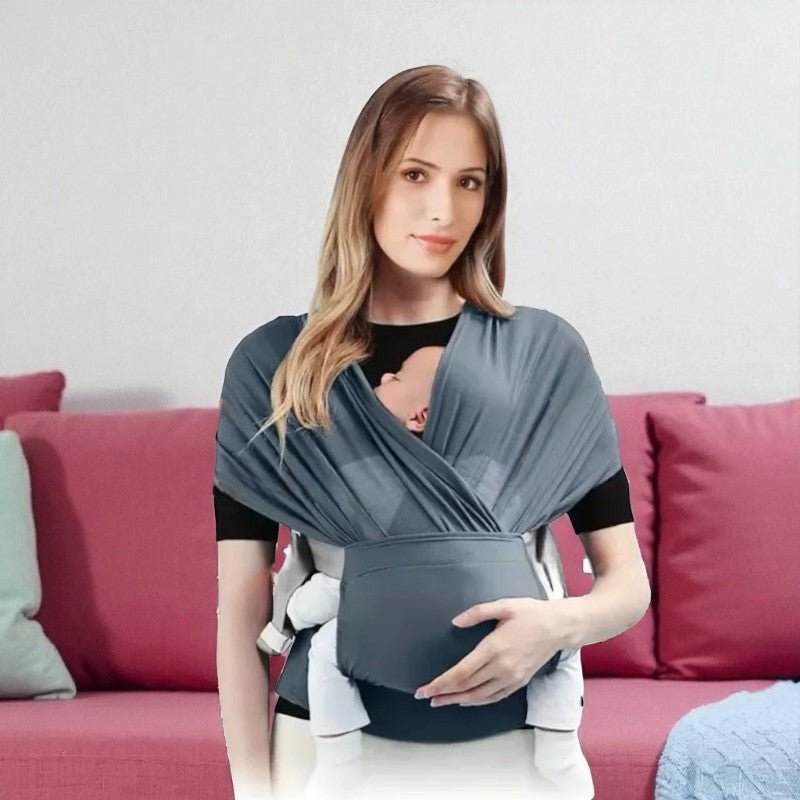 Écharpe De Portage - SnugCarry™ - Gris - Mon Adorable Bébé