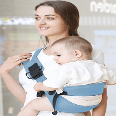 Porte bébé - BabyCarryingBelt™ - Bleu - Mon Adorable Bébé