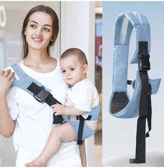 Porte bébé - BabyCarryingBelt™ - Bleu - Mon Adorable Bébé