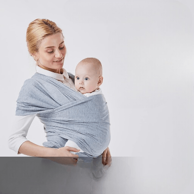 Porte Bébé - BabyCarryingStraps™ - Gris - Mon Adorable Bébé