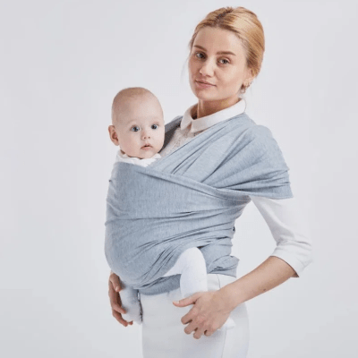 Porte Bébé - BabyCarryingStraps™ - Gris - Mon Adorable Bébé
