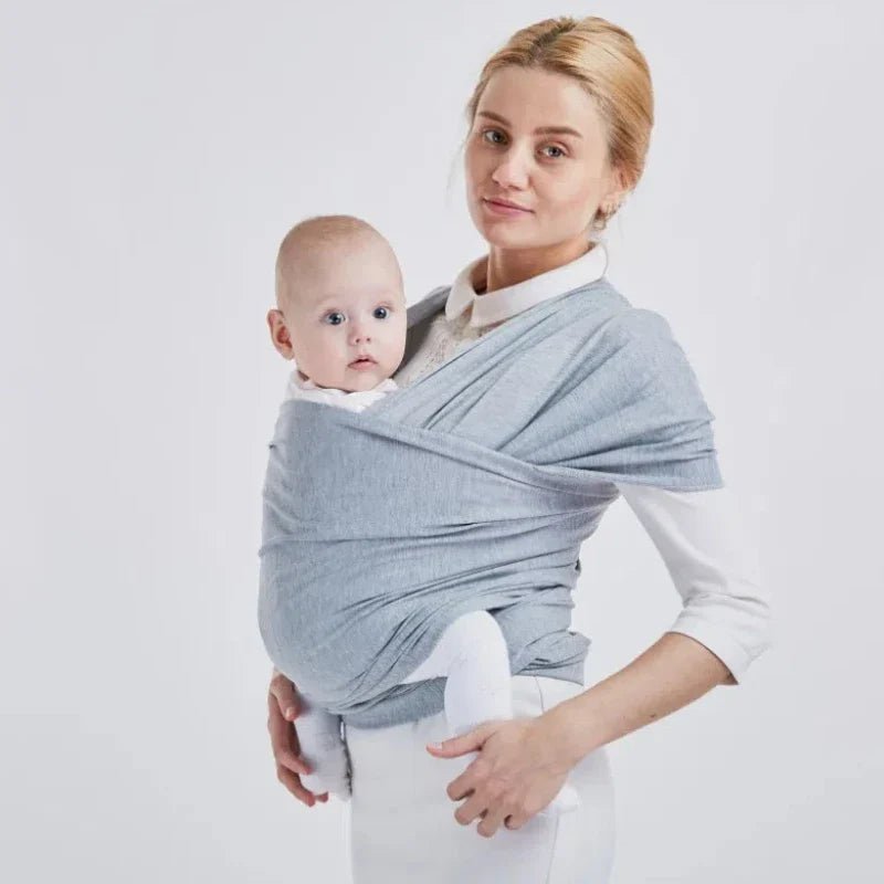Porte Bébé - BabyCarryingStraps™ - Gris - Mon Adorable Bébé