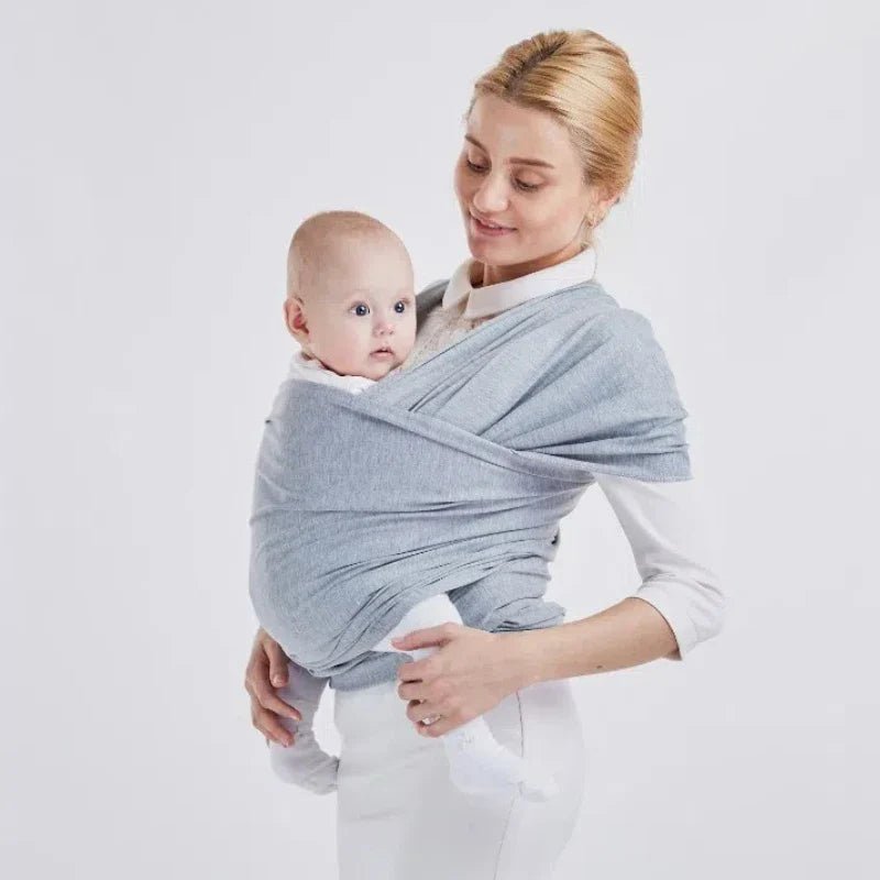 Porte Bébé - BabyCarryingStraps™ - Gris - Mon Adorable Bébé